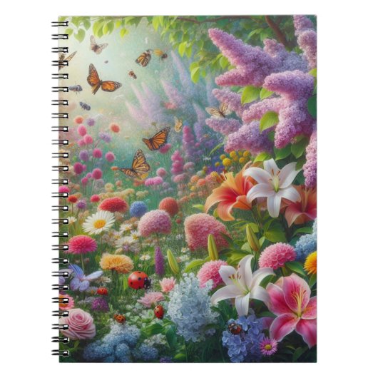 Carnet Fluttant Floral (Devant)
