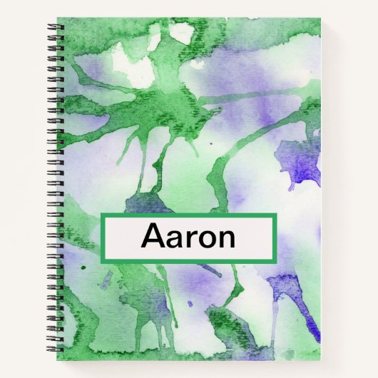 Carnet Flux Abstrait (Devant)