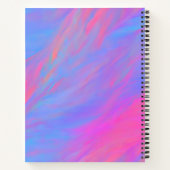 Carnet Flux Abstrait d'encre néon (Dos)