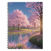 Carnet Flux de ruisseaux dans le parc Sakura-Adorned (Devant)