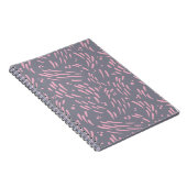 Carnet Flux en gris et rose (Côté Droit)