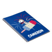 Carnet Flying Ace Snoopy on Ice Pop (Côté Droit)