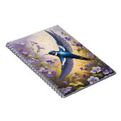 Carnet Flying Swallow Field of Violet Flowers (Côté Droit)