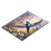 Carnet Flying Swallow Field of Violet Flowers (Côté gauche)
