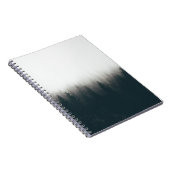 Carnet Foggy Forest Pine Mountain Art esthétique (Côté Droit)