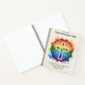 Carnet Foi neurodivergent - Cerveau arc-en-ciel (Intérieur)