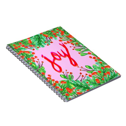 Carnet Foliage de Noël - Joie (Côté Droit)