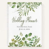 Carnet Foliage simple |avec devis | WEDDING PLANNER (Devant)