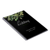 Carnet Foliage simple, Wedding planner (Côté Droit)