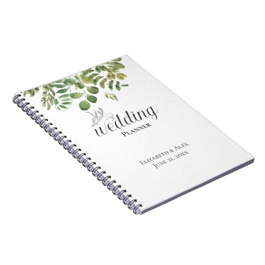 Carnet Foliage simple, Wedding planner (Côté Droit)