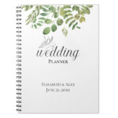 Carnet Foliage simple, Wedding planner (Devant)