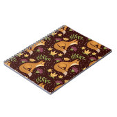 Carnet Folk Foxes Spiral Notebook (Côté gauche)