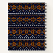 Carnet Folk traditionnel tribal abstrait ornemental patte (Dos)