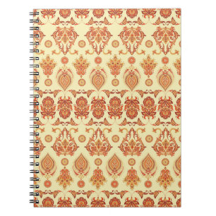 Carnet Folkloric Batik Floral Motif ethnique