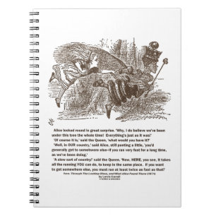 Carnet Fonctionnement rouge de la Reine d'Alice à rester