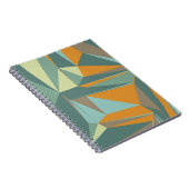 Carnet Fond abstrait avec triangles colorésabstrac (Côté Droit)