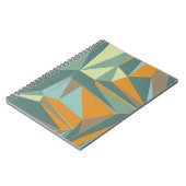 Carnet Fond abstrait avec triangles colorésabstrac (Côté gauche)