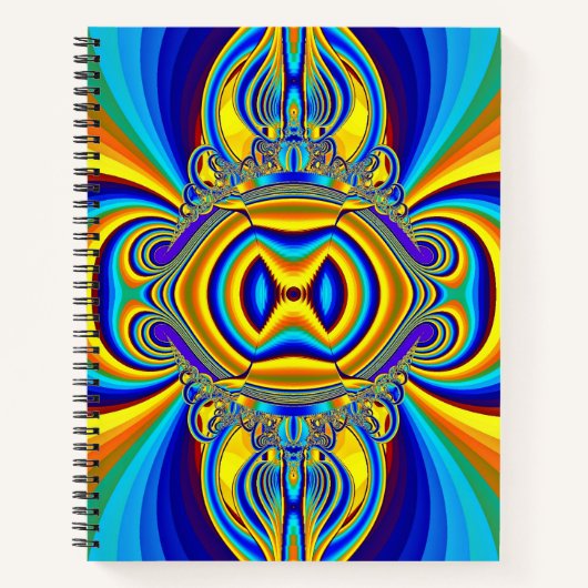 Carnet Fond Abstrait Coloré-14334 (Devant)