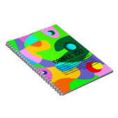 Carnet Fond abstrait de cercle fluide coloré (Côté Droit)