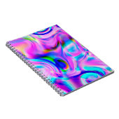 Carnet Fond abstrait multicolore. Motif coloré. (Côté Droit)