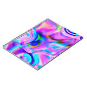 Carnet Fond abstrait multicolore. Motif coloré. (Côté gauche)