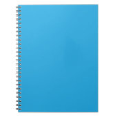 Carnet Fond bleu ciel plat pour le Web et l'impression (Devant)