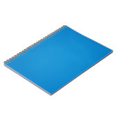 Carnet Fond bleu vif granuleux (Côté gauche)
