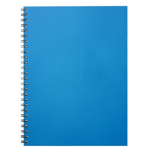 Carnet Fond bleu vif granuleux (Devant)