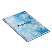 Carnet Fond classique flocon de neige (Côté Droit)