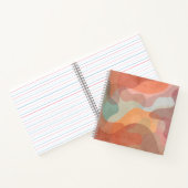 Carnet Fond de blobs pastel superposés abstraits (Intérieur)