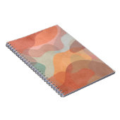 Carnet Fond de blobs pastel superposés abstraits (Côté Droit)