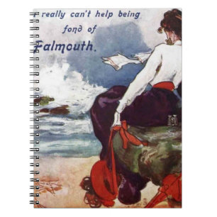 Carnet Fond de Falmouth vintage de note