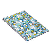 Carnet Fond de petits pingouins (Côté Droit)