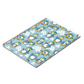 Carnet Fond de petits pingouins (Côté gauche)