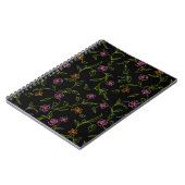 Carnet Fond de roses dessinées à la craie (Côté gauche)