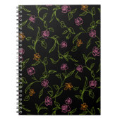 Carnet Fond de roses dessinées à la craie (Devant)