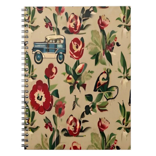 Carnet Fond d'écran Vintage Retro 1940 (Devant)