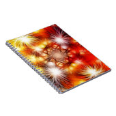Carnet Fond d'étoiles de feux d'artifice abstraits (Côté Droit)