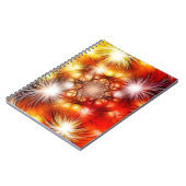 Carnet Fond d'étoiles de feux d'artifice abstraits (Côté gauche)