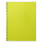 Carnet Fond jaune plat – Texture de rentrée scolaire (Devant)