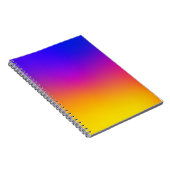 Carnet Fond lisse abstrait. Modèle vibrant. Mod (Côté Droit)