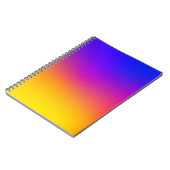 Carnet Fond lisse abstrait. Modèle vibrant. Mod (Côté gauche)