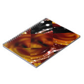 Carnet fond multicolore en mosaïque Abstraite (Côté gauche)