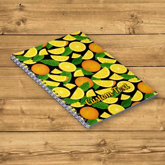 Carnet Fond orange