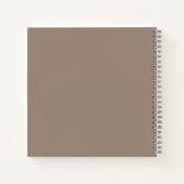 Carnet Fond Rose Poussiéreux Chaud – Conception de Mariag (Dos)