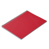 Carnet Fond Rouge Foncé (Côté gauche)