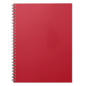 Carnet Fond Rouge Foncé (Devant)