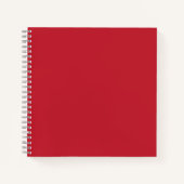 Carnet Fond Rouge Foncé (Devant)
