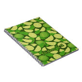 Carnet Fond vert citron (Côté Droit)