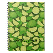 Carnet Fond vert citron (Devant)